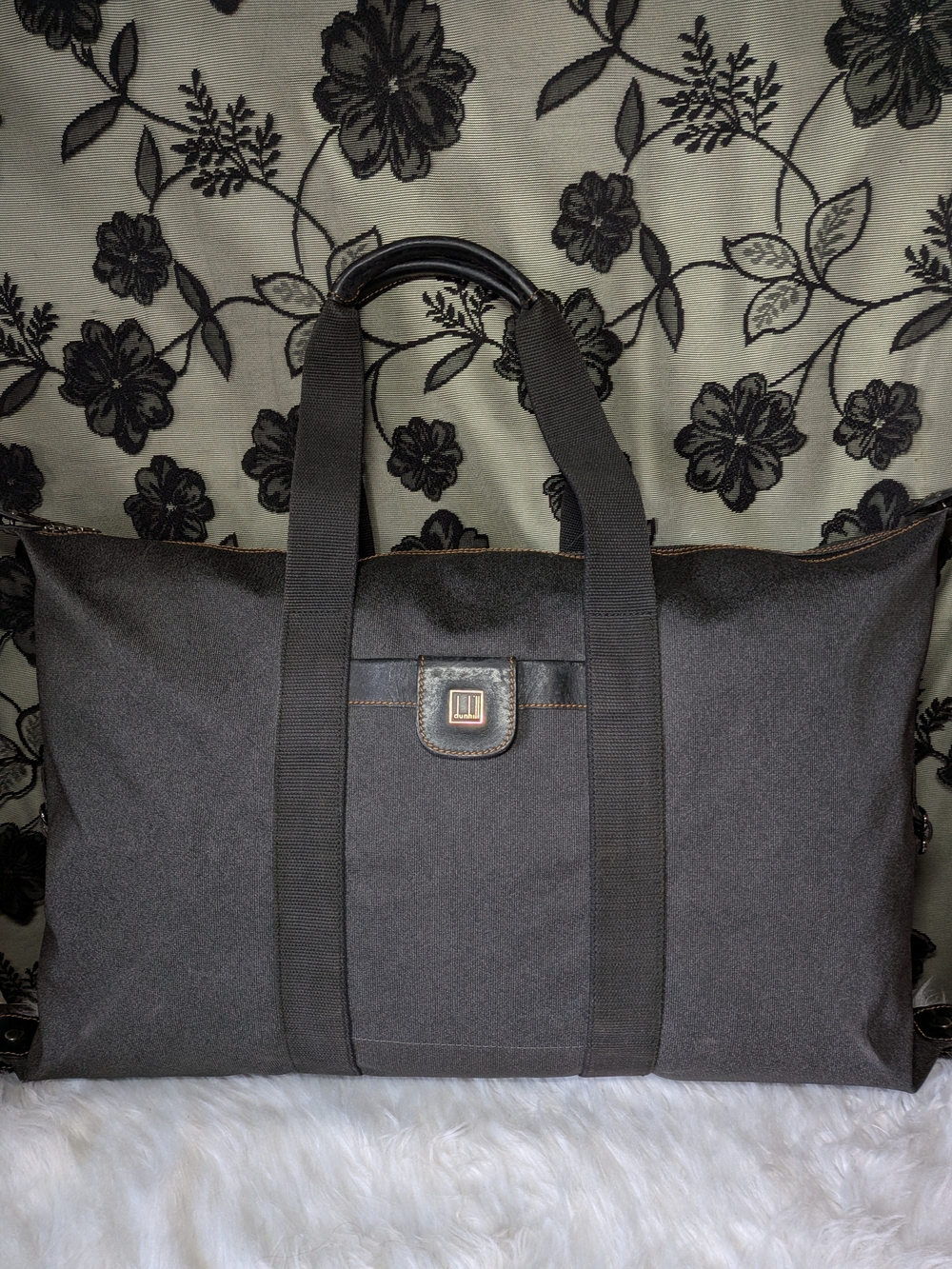 Dunhill Men's Travel Canvas Bag